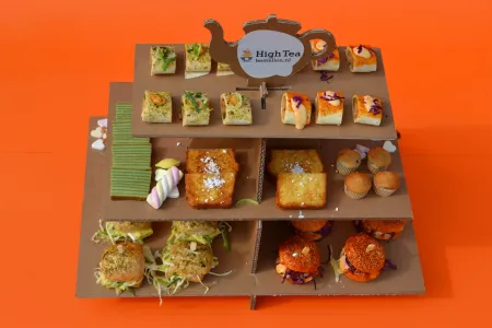 Vegetarische High Tea 4 personen