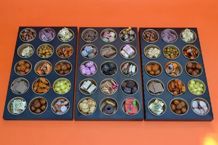 PARTY-DUO + DESSERT-BITES 3 PLATEAU’S (met uitneembare bakjes)