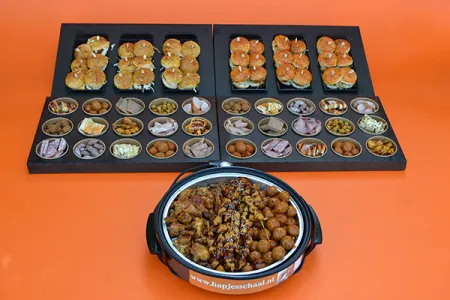 Hapjesbuffet #18 - Zeer goed gevuld buffet