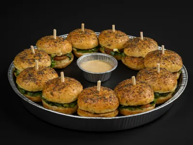 10 vega hamburgertjes